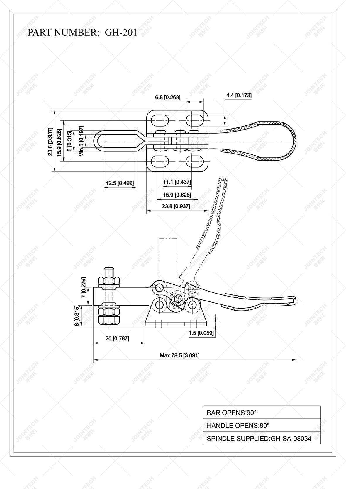 Destaco Small Duty Quick Release Horizontal Toggle Clamp Buy